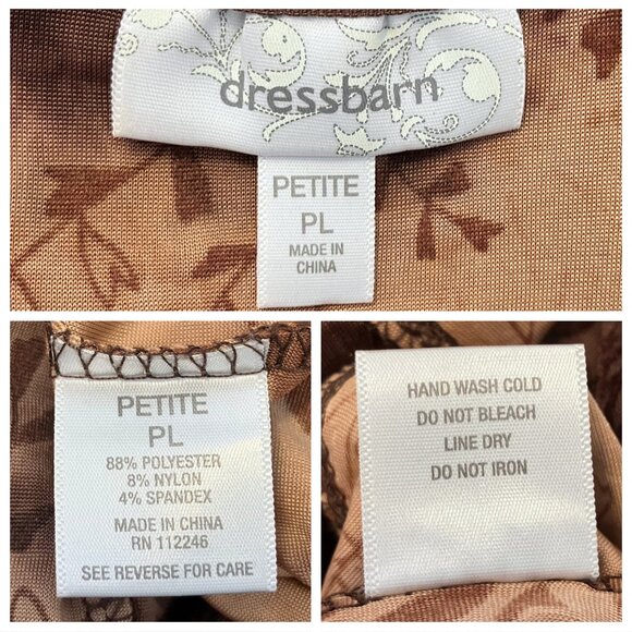 Vintage Y2K Fairycore Brown Burnout Floral Top. Petite Large. Whimsigoth Boho - Picture 9 of 11